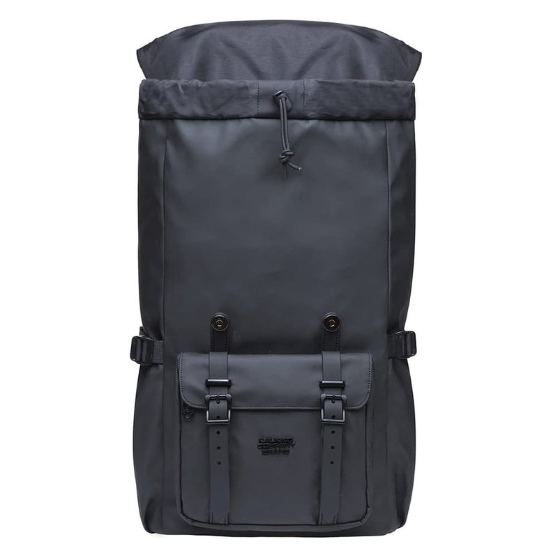 KAUKKO Laptop Outdoor Backpack Traveling Daypack Hiking Rucksack Large Capacity Bag Fits 15.6"(5-8-Black) - Image 3